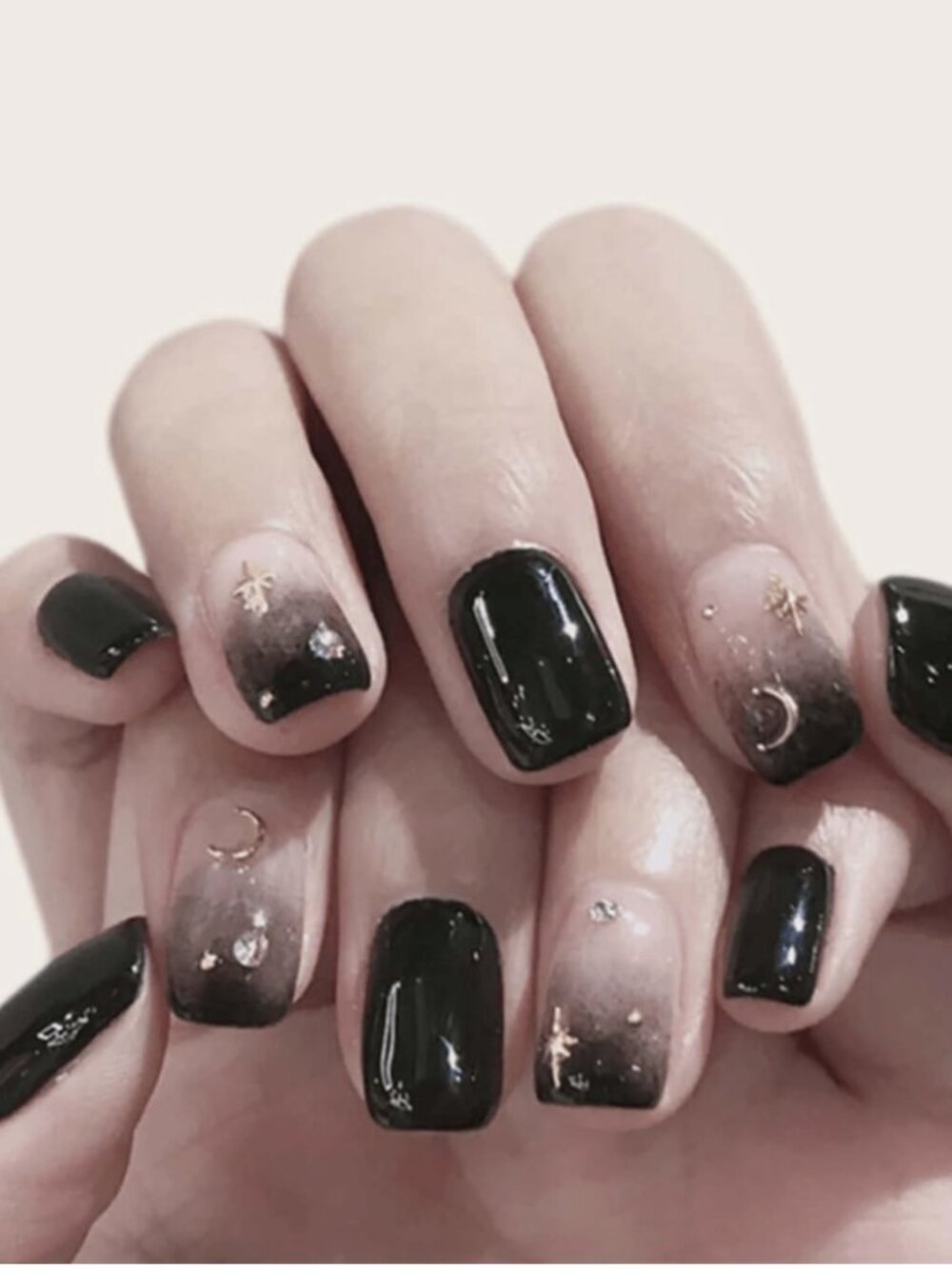 24pcs Short Square Press On Nails